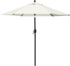Sunnyglade 7.5' Patio Umbrella Outdoor Table Umbrella Tilt Crank Beige | Market by Sunnyglade