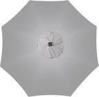 9 ft Solar Umbrella, Patio Umbrella - Image 4