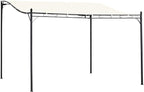 Outsunny 10' x 13' Steel Outdoor Pergola Gazebo Patio Canopy Cream White | by Outsunny