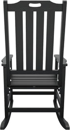 THOEOE Outdoor Rocking Chairs, Oversized Patio Rocking Chair | HDPE Outdoor - Image 10