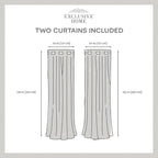 EXCLUSIVE HOME Cabana Solid Indoor/Outdoor Light Filtering Hook-and-Loop Tab - Image 10