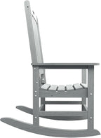 THOEOE Outdoor Rocking Chairs Set of 4, Oversized Patio Rocking Chair | HDPE - Image 9