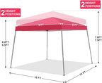 10x10FT Slant Leg Pop Up Canopy Tent, Portable Outdoor Shelter | 10x10FT Base - Image 5