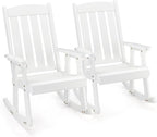 VINGLI Outdoor Rocking Chair Set of 2, Heavy Duty 600 LBS Rocker, Weatherproof by VINGLI
