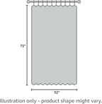 NICETOWN 2 Panels Stone Blue Blackout Outdoor Curtains - Image 7