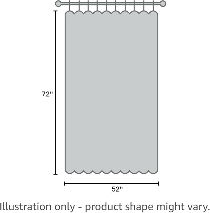 NICETOWN 2 Panels Stone Blue Blackout Outdoor Curtains - Image 7