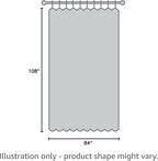 NICETOWN Bedroom Curtain Room Divider, Rustproof Grommet Sunlight Blocking - Image 8