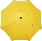 9 ft Solar Umbrella, 32 LED Lighted Patio Umbrella, Table Market Umbrella - Image 4