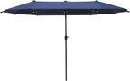 13 ft Large Double-Sided Patio Umbrella, Outdoor Umbrella, Market Umbrella by HERASPALACE