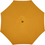 9' Outdoor Patio Umbrella, Outdoor Table Umbrella, Yard Umbrella, Market - Image 3