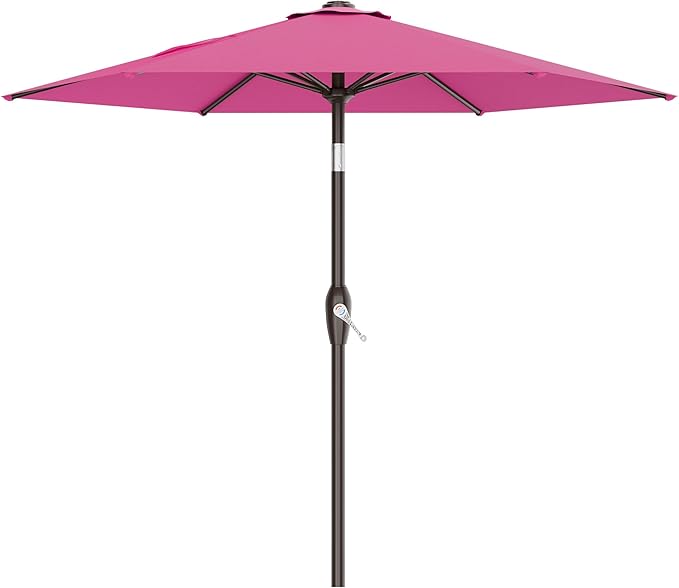 7.5FT Patio Umbrella Table Market Umbrella w/Tilt and Crank, Heavy-Duty Outdoor by AreShark
