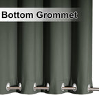 NICETOWN 2 Panels Greyish Green Blackout Bottom Weighted Outdoor Curtains - Image 6