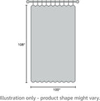 NICETOWN Outdoor Curtain for Patio Waterproof, Rustproof Grommet Top and Bottom - Image 8