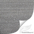 Shade&Beyond Rectangle Sun Shade Sail 20'X20' Permeable Canopy Light Grey - Image 8