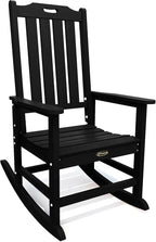 THOEOE Outdoor Rocking Chairs, Oversized Patio Rocking Chair | HDPE Outdoor by THOEOE