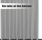 Easy-Going Outdoor Curtains for Patio 1 Panel, 150x96 inch, Light Grey | - Image 4