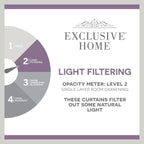 Exclusive Home Cabana Solid Indoor/Outdoor Light Filtering Hook-and-Loop Tab - Image 8