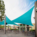 Royal Shade 22' x 22' x 22' Turquoise Triangle Sun Shade Sail Canopy Outdoor by RoyalShade