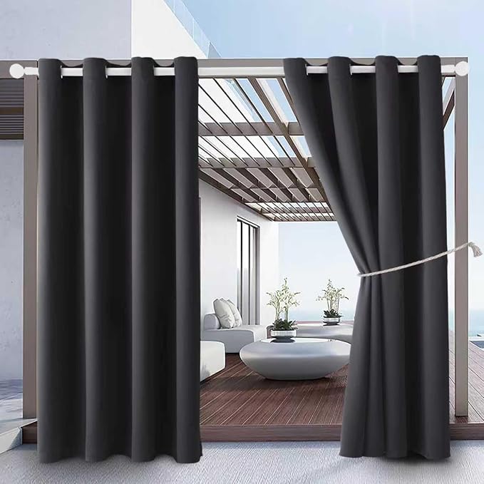 Waterproof Outdoor Curtain W52 x L84 by DivaenCamino