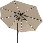 ABCCANOPY Solar Led Patio Umbrella by ABCCANOPY