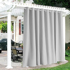 RYB HOME Outdoor Curtains for Patio Waterproof Privacy Thermal Insulated | by RYBHOME