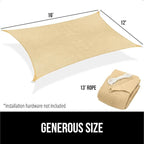 GORILLA GRIP Heavy Duty Sun Shade, UV Protection Fade Tear and Rust Resistant - Image 9