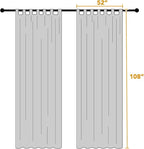 H.VERSAILTEX Outdoor Linen Sheer Curtains - Image 2