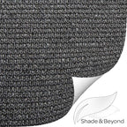 Shade&Beyond Rectangle Sun Shade Sail 12'X16' Permeable Canopy Dark Grey - Image 8