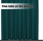 Easy-Going Outdoor Curtains for Patio 1 Panel, 110x84 inch, Teal | Waterproof - Image 4