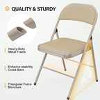 VINGLI 8 Pack Folding Chairs - Image 4
