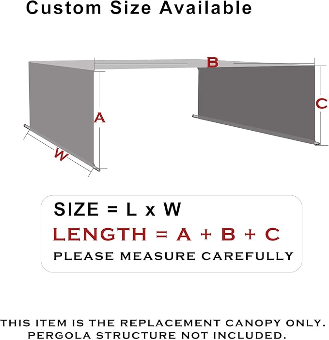 Alion Home Waterproof Pergola Cover - Image 4