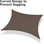 LOVE STORY Custom Size 5' x 8' Sun Shade Sail - Image 6