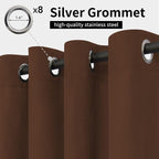 Easy-Going Outdoor Curtains for Patio 1 Panel, 54x84 inch, Weatherproof Privacy - Image 2