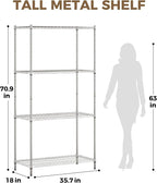 GENTINGBRO Large Plant Shelf Indoor Plant Stand Outdoor 4 Tier - Image 4