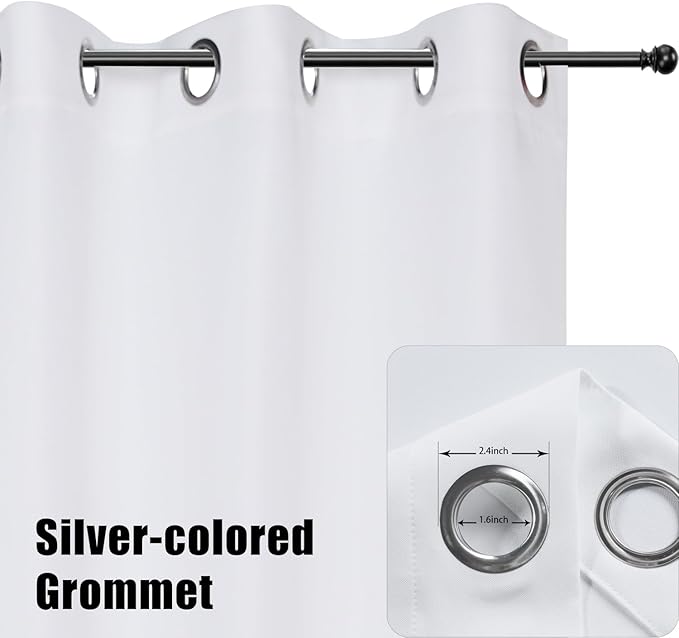 BONZER Outdoor Curtains for Patio Waterproof Thick Privacy | Grommet Sun Light - Image 2