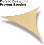 LOVE STORY Custom Size 7' x 7' x 7' Sun Shade Sail - Image 6