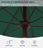 9FT Auto-Tilt Patio Umbrella|Outdoor Market Table Umbrella - Image 4