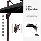 10' X 13' Cantilever Patio Outdoor Umbrella - Image 4