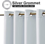 NICETOWN 2 Panels Outdoor Curtains Waterproof - Image 2