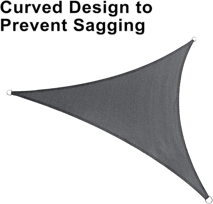 LOVE STORY Custom Size 7' x 7' x 7' Sun Shade Sail - Image 6