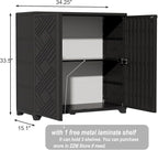 ZZM Indoor/Outdoor Storage Cabinet Waterproof, All Weather Outdoor Storage - Image 3