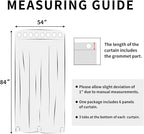 Easy-Going Outdoor Curtains for Patio 6 Panels, 54x84 inch, Weatherproof - Image 6