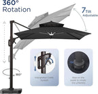 Deconk 10' X 13' Patio Cantilever Outdoor Umbrella - Image 6