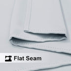 NICETOWN 2 Panels Greyish White Outdoor Curtains - Image 6