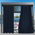 Easy-Going Outdoor Curtains for Patio 1 Panel, 54x120 inch, Weatherproof - Image 3