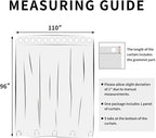 Easy-Going Outdoor Curtains for Patio 1 Panel, 110x96 inch, Teal | Waterproof - Image 8