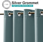 NICETOWN Outdoor Curtainch for Patio Waterproof 84 inch Wide, Thermal Insulated - Image 2