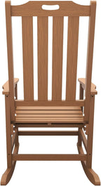 THOEOE Outdoor Rocking Chairs, Oversized Patio Rocking Chair | HDPE Outdoor - Image 10