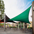 Royal Shade 23' x 23' x 23' Green Triangle Sun Shade Sail Order to Make RTAPT8 by RoyalShade