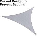LOVE STORY 13' x 13' x 13' Triangle Sun Shade Sail - Image 3